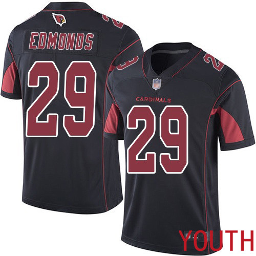 Arizona Cardinals Limited Black Youth Chase Edmonds Jersey NFL Football 29 Rush Vapor Untouchable